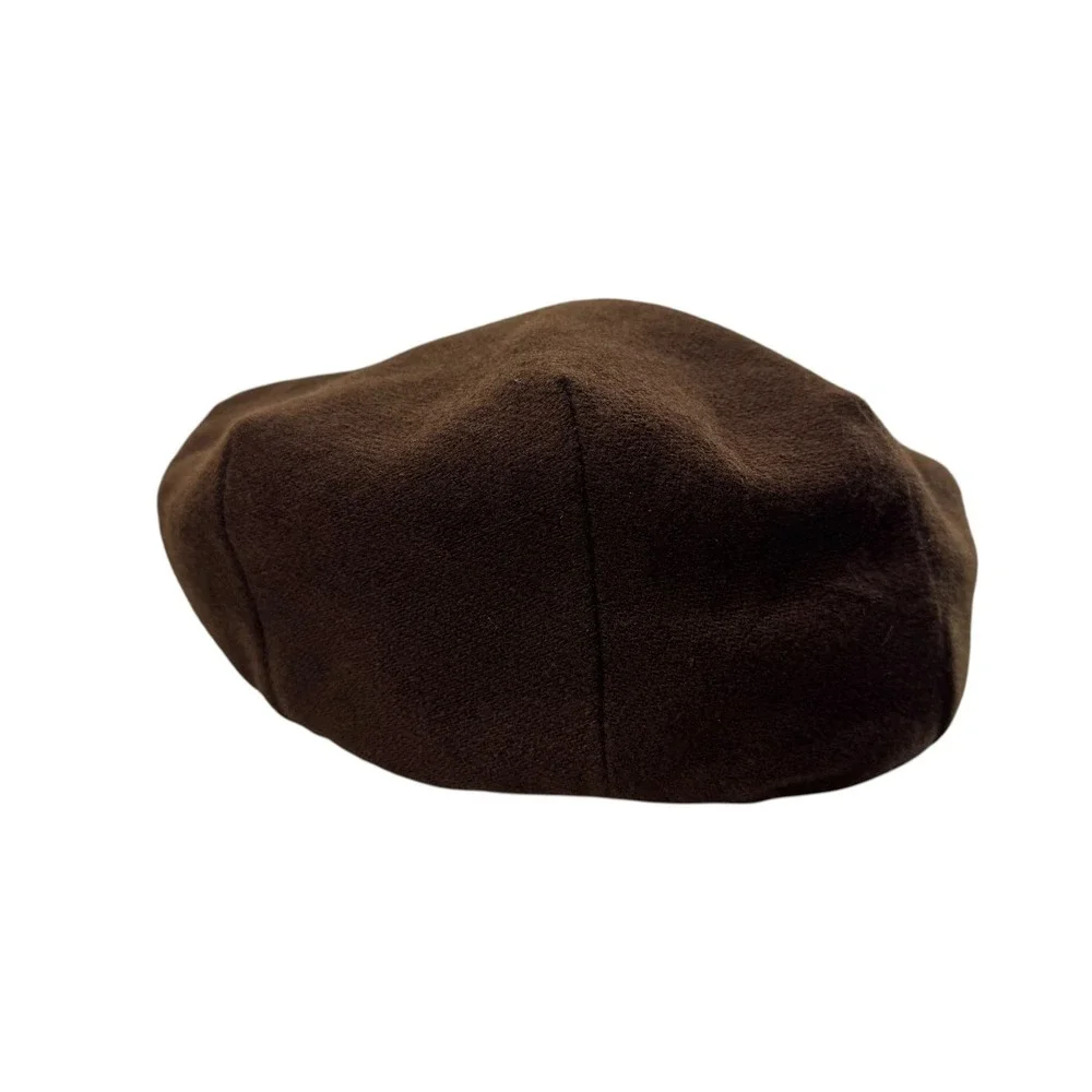 Vintage‎ Dobbs Fifth Ave Wool Retro Heritage Newsboy Ivy Gatsby Flat Cap L Brown